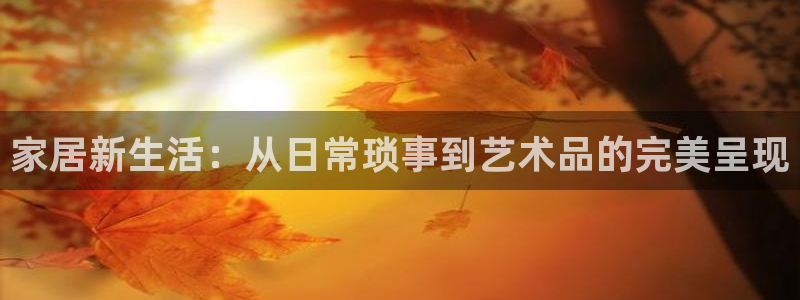 ug环球xkk908搜徽：家居新生活：从